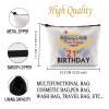 JXGZSO Las Vegas Zipper Makeup Bags Rolling in Vegas for My 21st Birthday Vegas Birthday Travel Toiletry Bag (Las Vegas 21st BAG) view 2