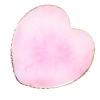 Resin Nail Art Palette Nail Mixing Palette Polish Color Mixing Plate Golden Edge Nail Holder Display Board Heart Shape Cosmetic Mixing Tools (Pink) view 1