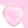 Resin Nail Art Palette Nail Mixing Palette Polish Color Mixing Plate Golden Edge Nail Holder Display Board Heart Shape Cosmetic Mixing Tools (Pink) view 2