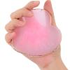 Resin Nail Art Palette Nail Mixing Palette Polish Color Mixing Plate Golden Edge Nail Holder Display Board Heart Shape Cosmetic Mixing Tools (Pink) view 4