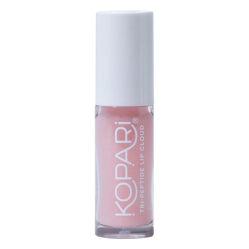 Kopari Tri-Peptide Lip Cloud, Infused with Ceramides & Hyaluronic Acid, Visibly Softens, Smooths, and Plumps Lips, Locks in Moisture & Hydration