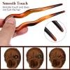 LALAFINA 3pcs French Hair Pin U Shaped Hairpin with Two Prongs, Hair Fork Clips Chignon Pin for Women Girls Hairstyle Accessories view 4