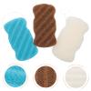 COHEALI 3pcs Exfoliating Facial Sponges Soft Makeup Removing Scrubbers for Deep Cleansing Gentle Face Wash Supplies view 2