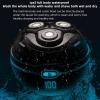 Electric Razor for Men, Electric Shaver For Men round mini household razor Portable 3 Blades USB Rechargeable Base Beard Trimmer Cutting Machine view 3