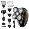 Electric Razor for Men, 5 IN 1 Electric Shaver For Men Beard Hair Trimmer Electric Razor 5D Floating 5-Blade Heads Electric Nose Hair Trimmer Rechargeable view 1