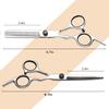 Fcysy Professional 11 Pcs Hair Cutting Tools - Baber Scissors, Blend Shears, Straight Edge Razor, Thinning Shears for Hair Cutting view 2
