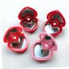 minkissy 8pcs Refillable Heart-shaped Cosmetic Containers for Lipstick Lip Balm Eyeshadow Lightweight Travel-friendly Makeup Box for Beauty Enthusiasts and Daily Use view 3