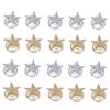 Mikinona 20pcs Star Spiral Hair Pins Gold Star Clips for Women Bridal Spiral Hairpins view 1