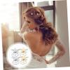 Mikinona 20pcs Star Spiral Hair Pins Gold Star Clips for Women Bridal Spiral Hairpins view 2