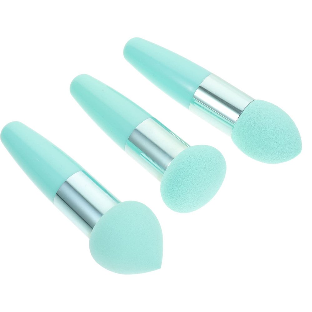 FRCOLOR 3pcs Makeup Sponge Mushroom Heart-shaped Blending Tools for Foundation Concealer and Versatile Applicators for All Skin Types