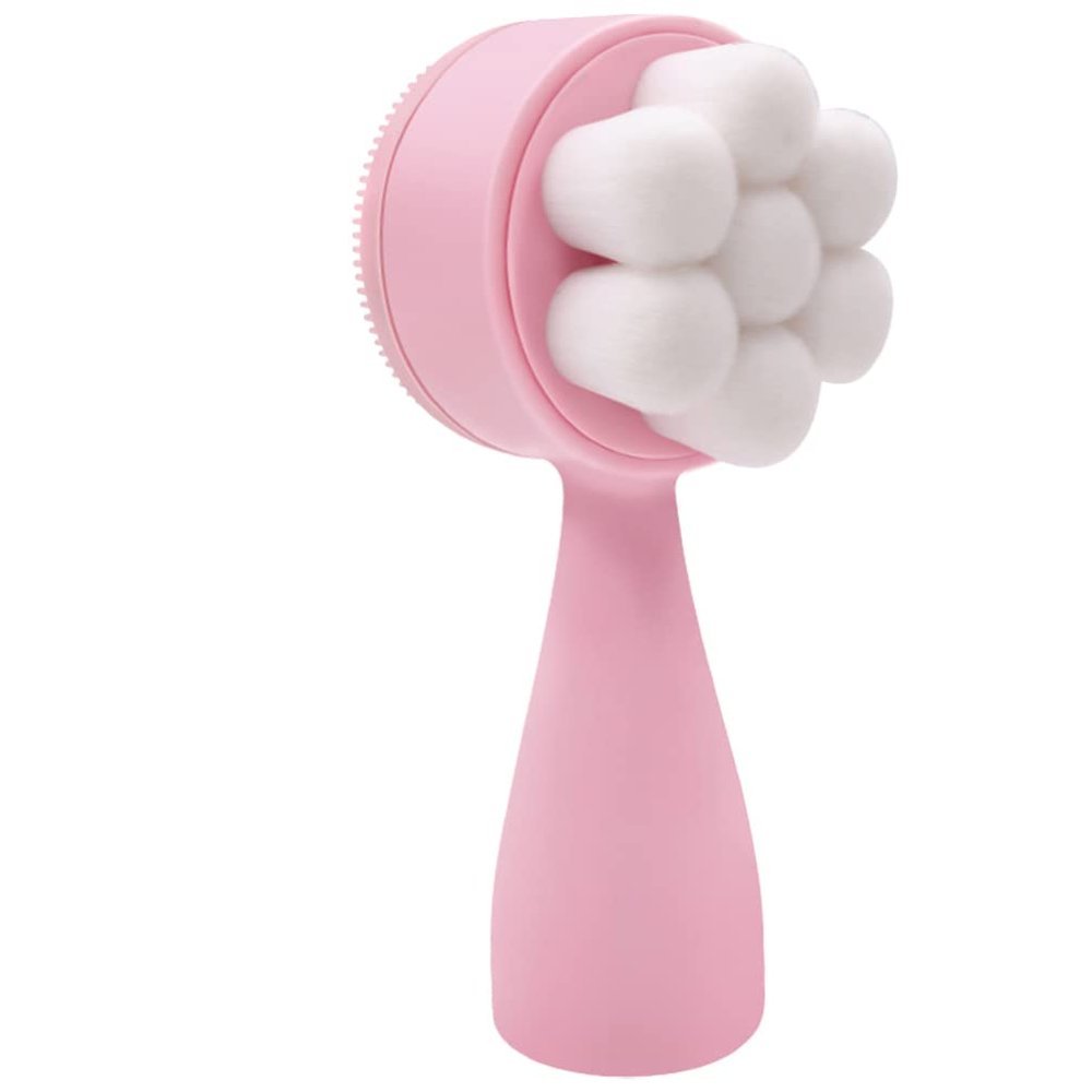 minkissy Silicone Facial Cleansing Brush Massage Tool for Deep Cleaning and Exfoliating Ergonomic Design for Skin Types and Gentle Skin