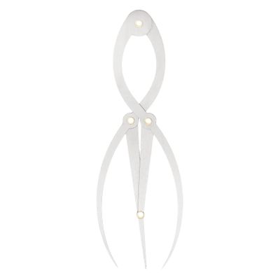 pizarra Mean Calipers Golden Calipers Stainless Steel Eyebrow Ruler 1:1.618 Measure Tool for Tattoo