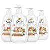 Dove Advanced Care Hand Wash Shea Butter & Warm Vanilla 4 Count for Soft, Smooth Skin, More Moisturizers than the Leading Ordinary Hand Soap, 12 oz view 1