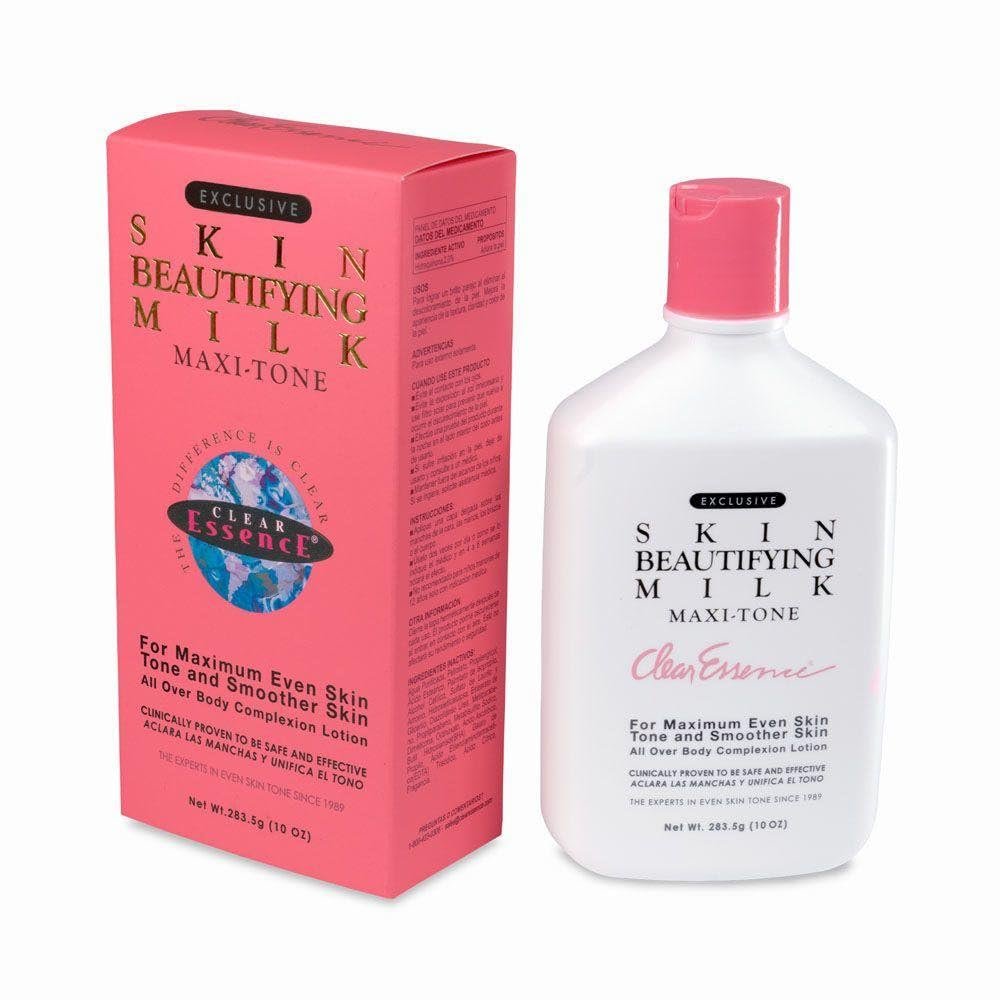 Clear Essence Exclusive Skin Beautifying Milk Hydroquinone-Free Maxi-tone Lotion - Skin Lotion for Hydrating Dry Skin - Hydrating Lotion to Hydrate Skin with Shine - (10.0 Oz.)