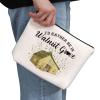 G2TUP TV Show Inspired Gift Id Rather Be In W Makeup Bag Book Fan Cosmetic Bag Novel Book Gift Zipper Travel Bag view 2