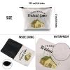 G2TUP TV Show Inspired Gift Id Rather Be In W Makeup Bag Book Fan Cosmetic Bag Novel Book Gift Zipper Travel Bag view 3