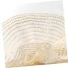 minkissy Shower Bath Scrubber Beige Mesh Bath for Exfoliating Lathering Cleansing Bathing Accessory for Home Travel Spa Use view 2