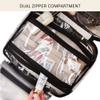 Jadyn Hanging Toiletry Bag, Expandable Toiletry Organizer for Women, Water Resistant Large Travel Cosmetic Bag for Full Size Makeup, Toiletries, Lotion, Shampoo, Accessories (Desert Leopard) view 4