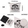 G2TUP Musical Inspired Gift Meat Pies Makeup Bag Musical Fan Cosmetic Bag J Fan Gift Travel Bag Musical Fandom Gift view 3
