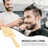 minkissy Professional Barber Mens Comb Set Wide Tooth Flat Top Hair Cutting Comb view 4