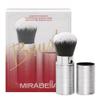 Mirabella Retractable Kabuki Brush, Premium Professional Makeup Brush Collection, Cruelty-Free Synthetic Bristle Brush with Hand-Sculpted Brushed Aluminum Handle, Luxury Blending Brush for Makeup view 1