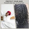 22 Momme 100% Mulberry Silk Bonnet Hair Wrap for Sleeping, Adjustable Silk Scrunchies Sleep Cap for Women Men Hair Care, Head Scarf Night Caps with Elastic Stay On Head, 1Pc(Burgundy,Pink) view 3