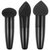 Beaupretty Esponjas Para Maquillaje 3 Pieces Makeup Sponge Foundation Sponge Concealer Sponge Brush Brush Makeup Brush Sponge Applicator(Black) Makeup Sponges view 1
