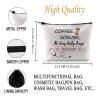 JXGZSO Mother Baby Nurse Cosmetic Bag Coffee Scrubs & Tiny Baby Hugs Zipper Pouch (Coffee M B BAG) view 2