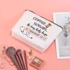 JXGZSO Mother Baby Nurse Cosmetic Bag Coffee Scrubs & Tiny Baby Hugs Zipper Pouch (Coffee M B BAG) view 3
