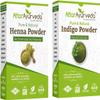 DRUNKLINE Attar Ayurveda Natural Dye for Black Hair (Henna Leaves Powder, Indigo Leaves Powder 2 in1) view 1