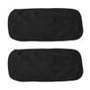 VOCOSTE 2pcs Makeup Removal Cleaning Cloth, Washable Reusable Makeup Remover Cleaning Towels for Most Skin Types, Black, 16''x8'' view 1