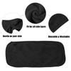 VOCOSTE 2pcs Makeup Removal Cleaning Cloth, Washable Reusable Makeup Remover Cleaning Towels for Most Skin Types, Black, 16''x8'' view 3