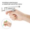Restokki Stainless Steel Ear Piercing Gun, Ear Piercing Tool with Marker Pen Mirror, Piercing Needle Kit for Salon & Home view 4