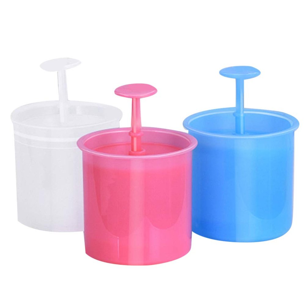 Beaupretty 3pcs Foaming Cup for Facial Cleanser Portable Bubble Maker for Body Wash Shampoo Random Color Easy to Use Skincare Tool for Deep Cleansing and Creation