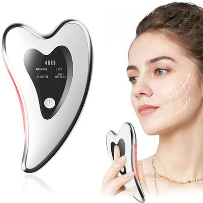 Gua Sha Tool for Face, Gua Sha Massager, Skin Massage/Scraping Tool, Face Sculpting Device, Face Lift, Facial and Neck Massage Kit for Tightening, Firm, Improve and Smooth