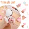 Pimoys 6 Pieces Powder Puff Face Triangle Makeup Sponge Soft Powder Puffs for Loose Powder Foundation Sponge Setting Powder Puff Makeup Tool, Stocking Stuffers Gift for Women view 4