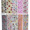 Love Hearts Nail Foil Sheets, 10 Rolls 50m4cm Nail Foils Romantic Valentines Pink Transfer Stickers Nail Art Decals Red Lips Rose Nail Art Supplies Sticker Flowers Pattern For DIY Nail Art Decoration view 2
