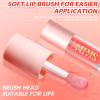 BANGFENG Big Brush Head Lip Glow Oil Plumping Tint, Tinted Lip Balm Transparent Lip Care, Moisturizing Non-sticky Fresh Shiny Texture Lip Oil - Strawberry (Pink) view 2