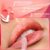 BANGFENG Big Brush Head Lip Glow Oil Plumping Tint, Tinted Lip Balm Transparent Lip Care, Moisturizing Non-sticky Fresh Shiny Texture Lip Oil - Strawberry (Pink) view 3