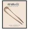 The Hair Edit Sleek Chignon French Pin, Elegant Gold Metal Hair Accessory for Buns, French Twists & Updos, Lightweight Pin for Effortless Everyday Style, Hair Pin for All Hair Types, Easy to Use view 1