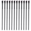 12 Pcs Angled Eyeliner Brushes, Flat Tapered Eyebrow Tint Brush Soft Cosmetic Blending Slanted Eyebrow Brush Professional Portable Slant Tip Eyeshadow Concealer Brushes for Eye Makeup view 1