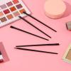 12 Pcs Angled Eyeliner Brushes, Flat Tapered Eyebrow Tint Brush Soft Cosmetic Blending Slanted Eyebrow Brush Professional Portable Slant Tip Eyeshadow Concealer Brushes for Eye Makeup view 2