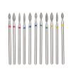 Akozon Nail Drill Bits Set, 11Pcs Bit Emery Professionsal Exfoliating Professional Burrs Cuticle Cuticle bit Polishing Burr Manicure Tools r Kit Electric File for Acrylic Gel view 1
