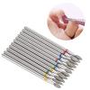 Akozon Nail Drill Bits Set, 11Pcs Bit Emery Professionsal Exfoliating Professional Burrs Cuticle Cuticle bit Polishing Burr Manicure Tools r Kit Electric File for Acrylic Gel view 3
