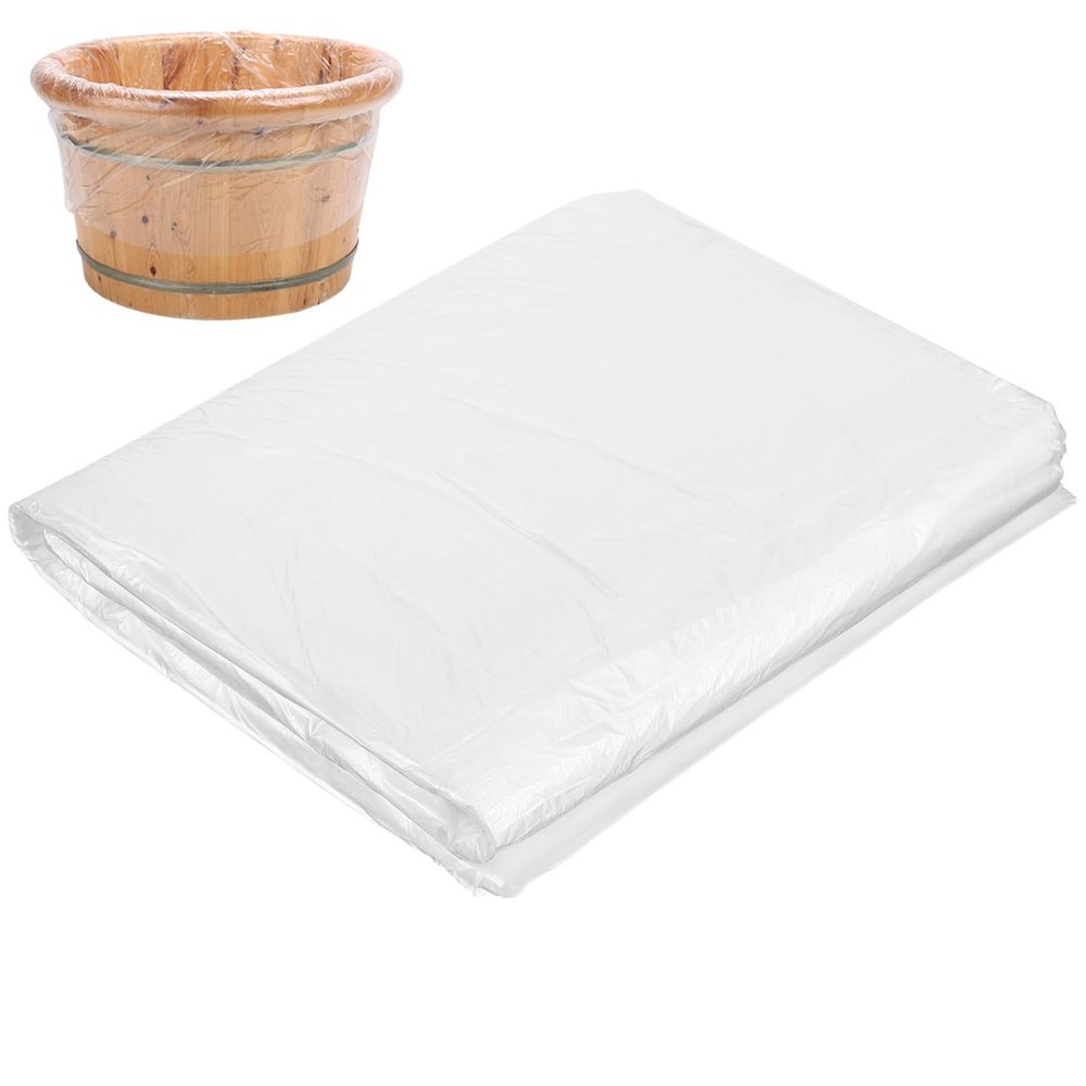Beavorty 1pack Disposable Foot Bath Bags Thickened Foot Soak Pouch Pack for Home and Spa Footcare Breathable Pe Material Practical