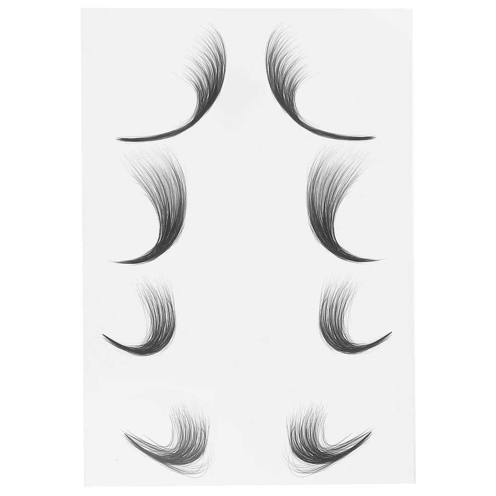 Akozon Sticker, Hair Edges Hairstyles for Baby Temporary Baby Hair Fake Hairline StickerHE-05 Fashion Stickers Women Girls Long-Lasting Makeup Tool(HE-05)