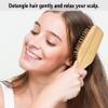 BFWood Bamboo Hair Brush and Small Travel Beard Brush view 4