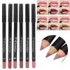Lip Liner Pencil Set, 6pcs Lip Liner, Professional Matte Long Lasting Pencil lip liner and Pigmented Cosmetics#03 Cosmetics for Women Girls(set 03) view 3
