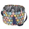 21L Collapsible Foot, Soaking Basin Polyester Bath Tub with Handles Handle Rope Water Bucket Large Leaf Pattern Multifunction Portable Pedicure Spa Soak Bag Foldable for Travel view 4
