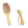 BFWood Bamboo Hair Brush and Laundry Stain Brush view 1